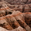 Banded rock formations