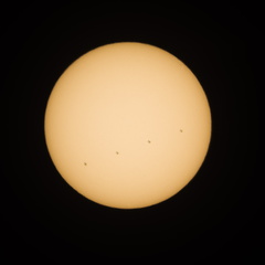 ISS transiting the sun