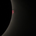 Detail of solar prominence