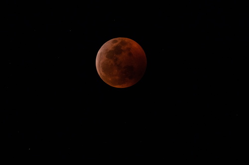Total lunar eclipse, January 2019